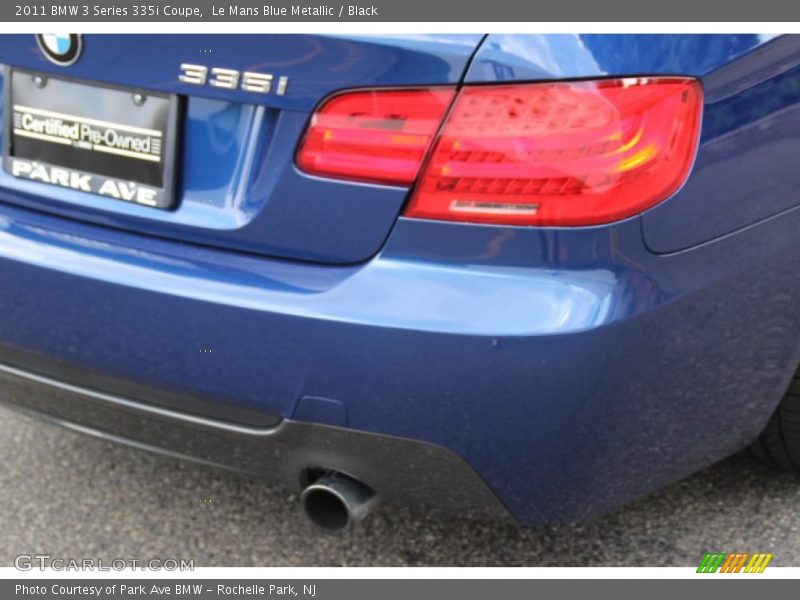 Le Mans Blue Metallic / Black 2011 BMW 3 Series 335i Coupe