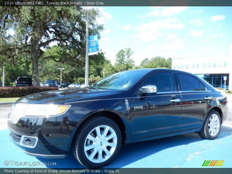 Tuxedo Black Metallic / Steel Gray 2010 Lincoln MKZ FWD