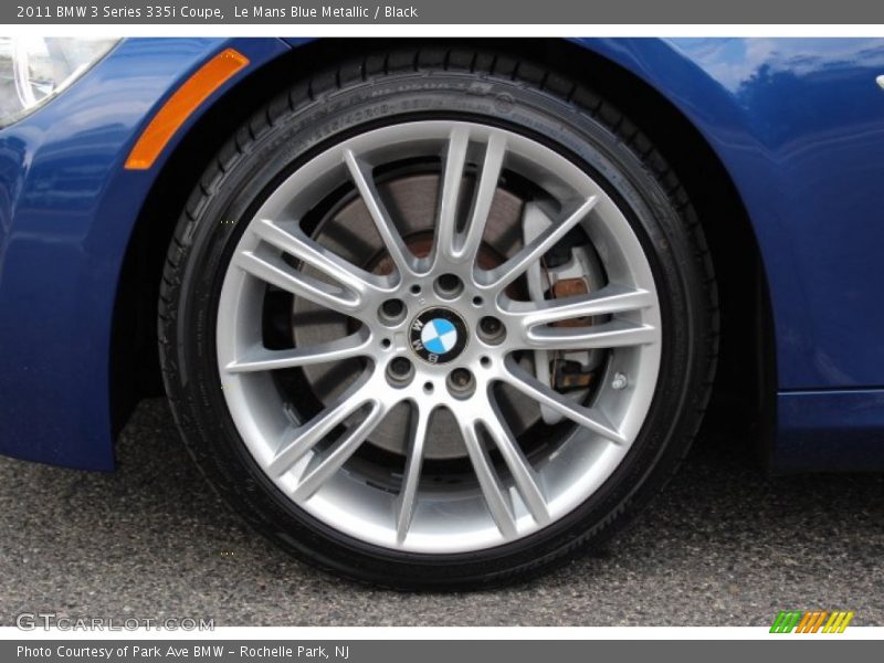 Le Mans Blue Metallic / Black 2011 BMW 3 Series 335i Coupe