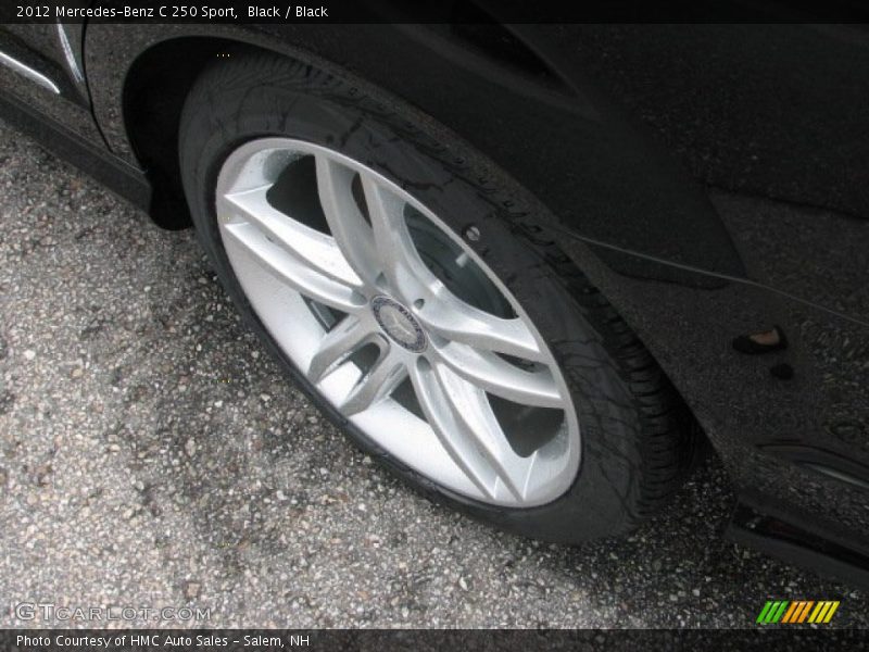Black / Black 2012 Mercedes-Benz C 250 Sport