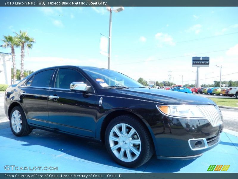 Tuxedo Black Metallic / Steel Gray 2010 Lincoln MKZ FWD