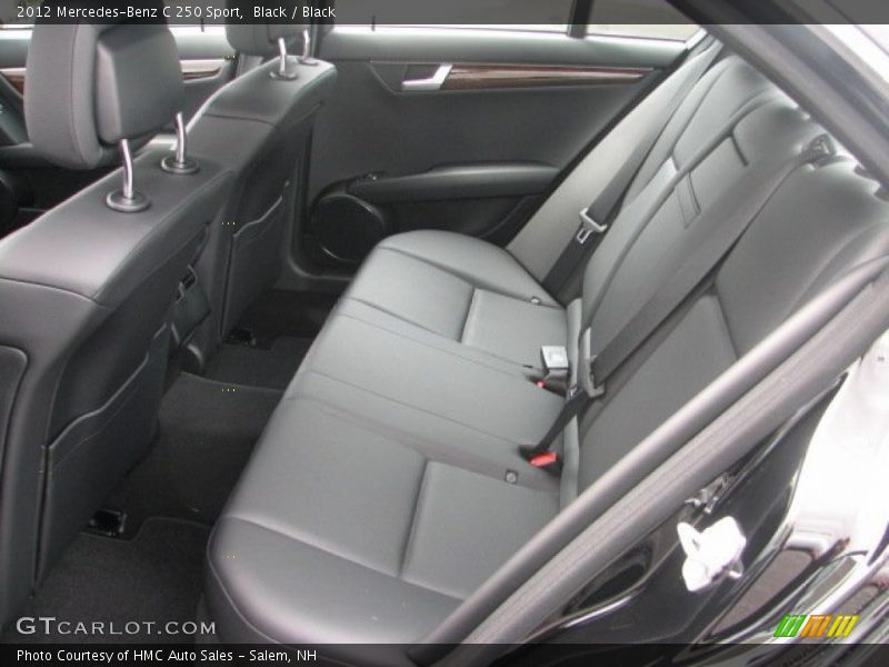 Black / Black 2012 Mercedes-Benz C 250 Sport