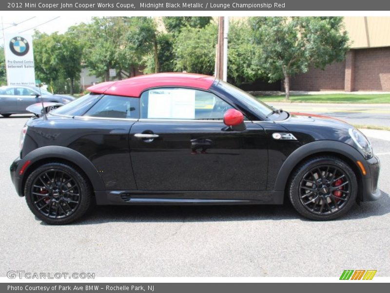 Midnight Black Metallic / Lounge Championship Red 2012 Mini Cooper John Cooper Works Coupe