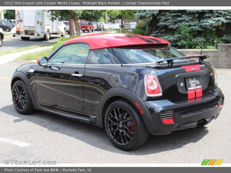 Midnight Black Metallic / Lounge Championship Red 2012 Mini Cooper John Cooper Works Coupe