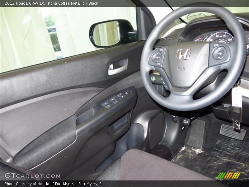 Kona Coffee Metallic / Black 2013 Honda CR-V LX