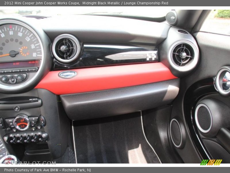 Midnight Black Metallic / Lounge Championship Red 2012 Mini Cooper John Cooper Works Coupe