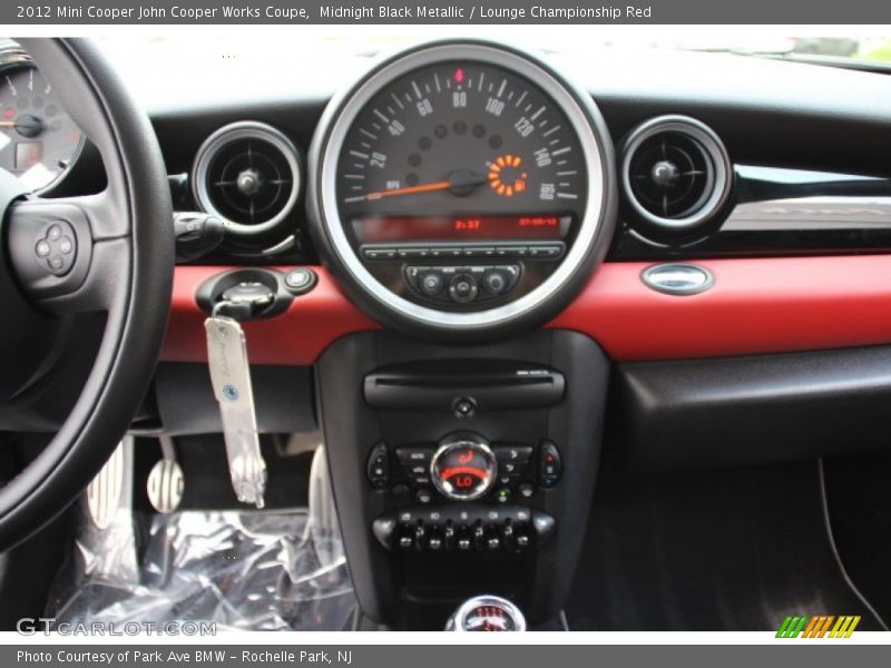 Midnight Black Metallic / Lounge Championship Red 2012 Mini Cooper John Cooper Works Coupe