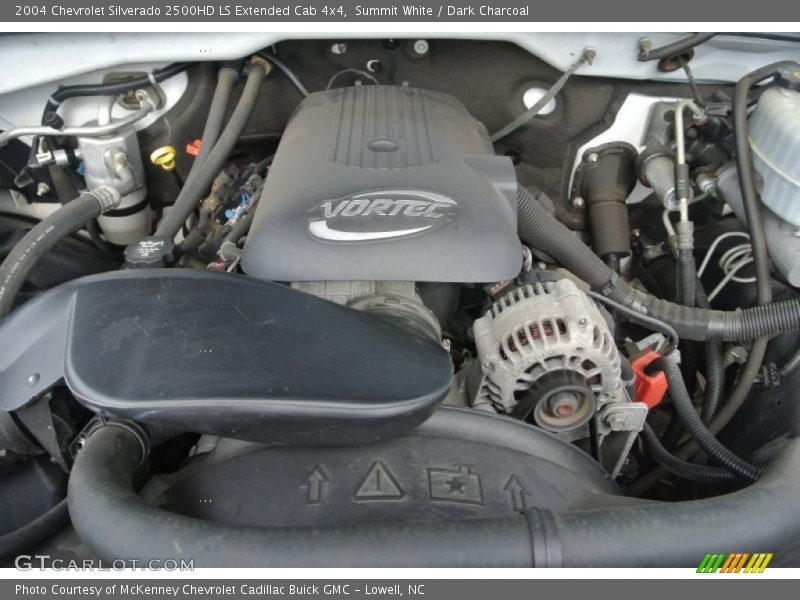 Summit White / Dark Charcoal 2004 Chevrolet Silverado 2500HD LS Extended Cab 4x4