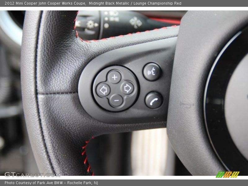 Midnight Black Metallic / Lounge Championship Red 2012 Mini Cooper John Cooper Works Coupe