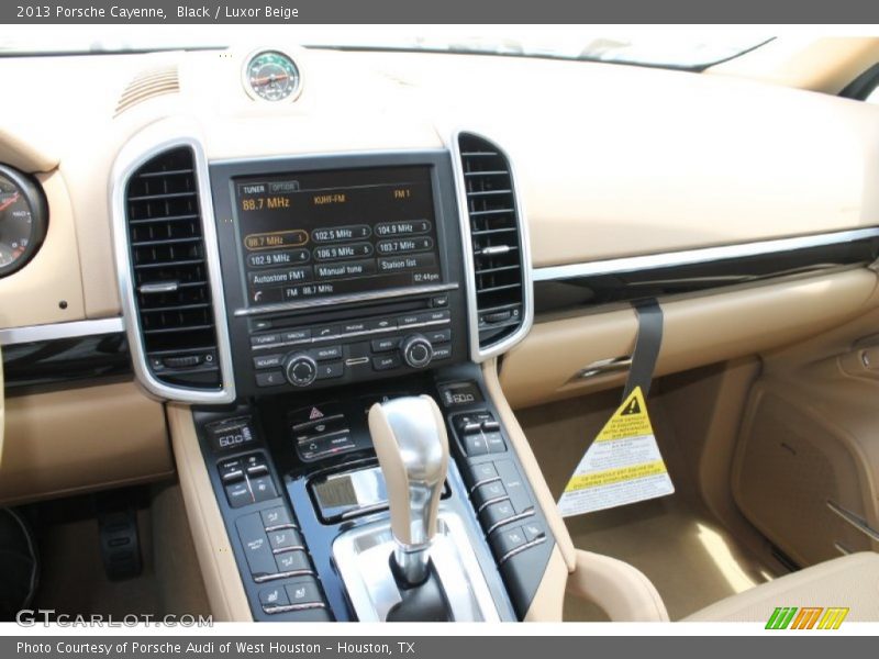 Black / Luxor Beige 2013 Porsche Cayenne
