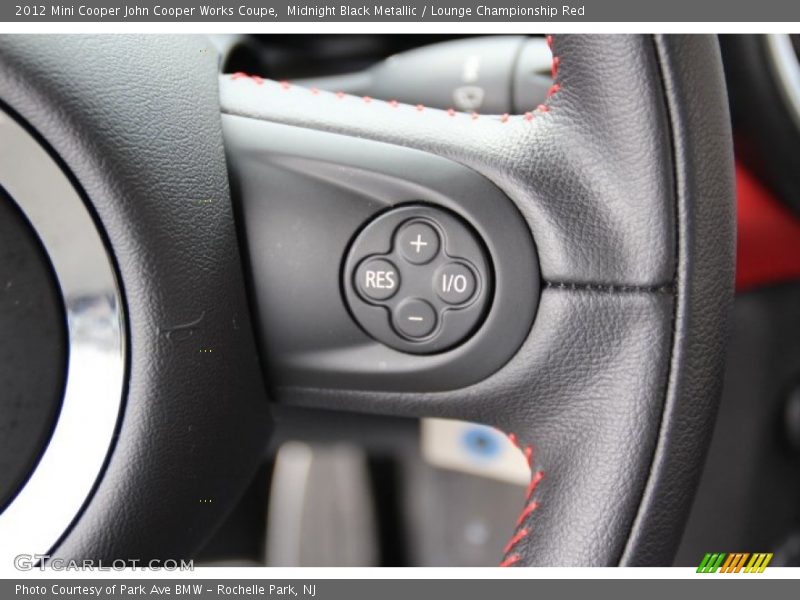 Midnight Black Metallic / Lounge Championship Red 2012 Mini Cooper John Cooper Works Coupe