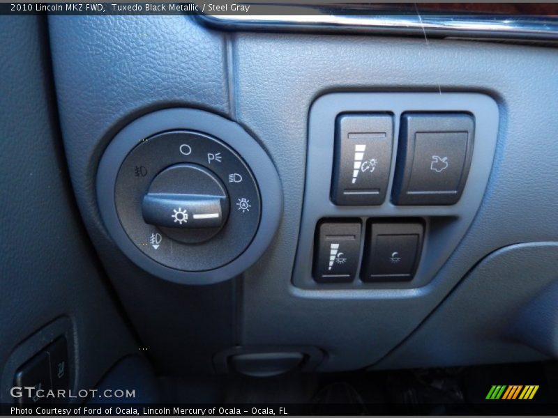 Tuxedo Black Metallic / Steel Gray 2010 Lincoln MKZ FWD