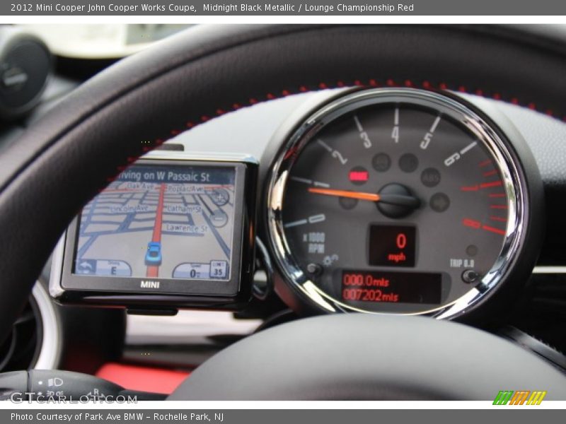 Midnight Black Metallic / Lounge Championship Red 2012 Mini Cooper John Cooper Works Coupe