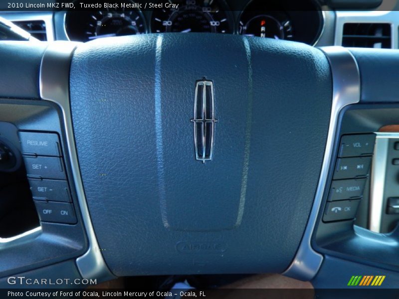 Tuxedo Black Metallic / Steel Gray 2010 Lincoln MKZ FWD