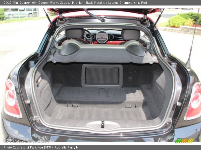 Midnight Black Metallic / Lounge Championship Red 2012 Mini Cooper John Cooper Works Coupe