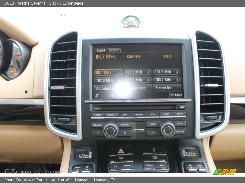 Black / Luxor Beige 2013 Porsche Cayenne