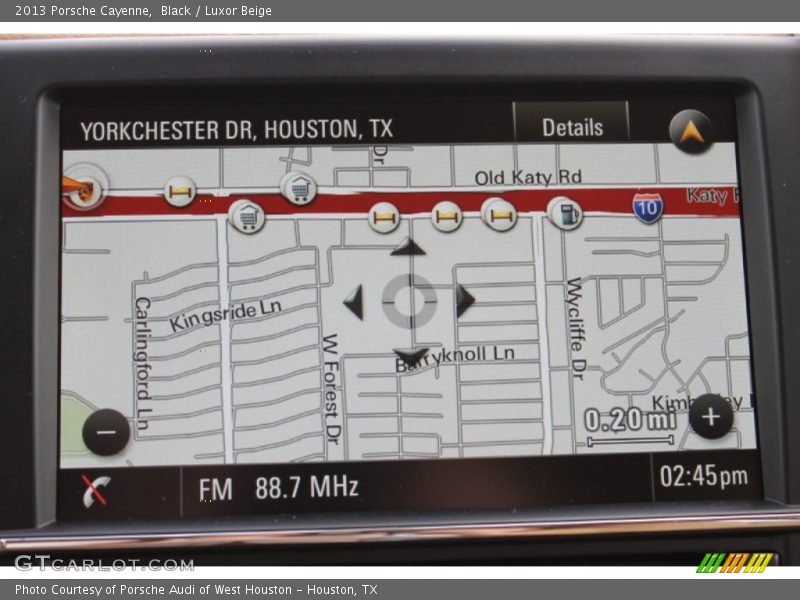 Black / Luxor Beige 2013 Porsche Cayenne