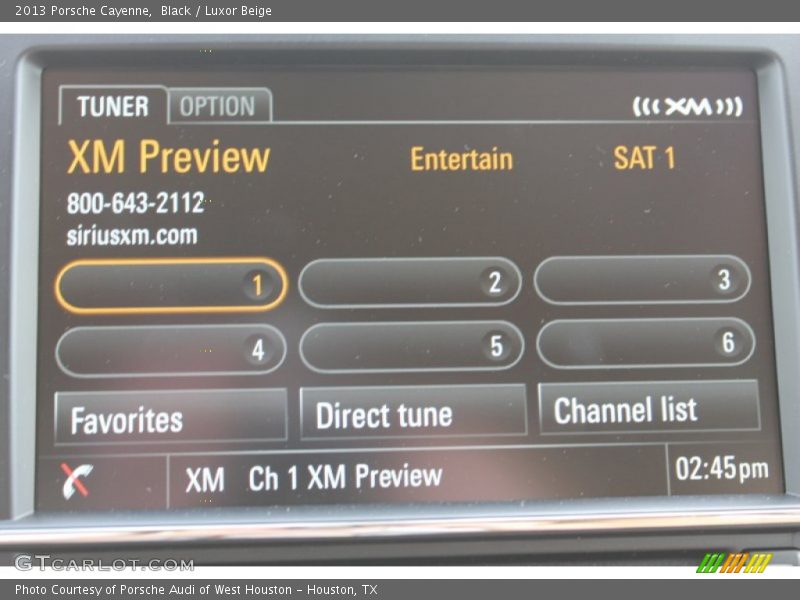 Black / Luxor Beige 2013 Porsche Cayenne