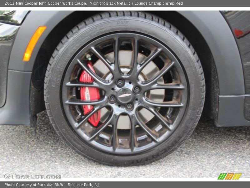 Midnight Black Metallic / Lounge Championship Red 2012 Mini Cooper John Cooper Works Coupe
