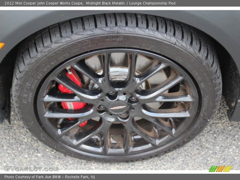 Midnight Black Metallic / Lounge Championship Red 2012 Mini Cooper John Cooper Works Coupe