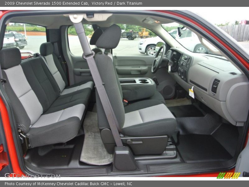 Victory Red / Dark Titanium 2009 Chevrolet Silverado 1500 Extended Cab