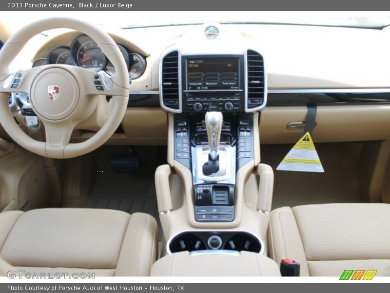 Black / Luxor Beige 2013 Porsche Cayenne