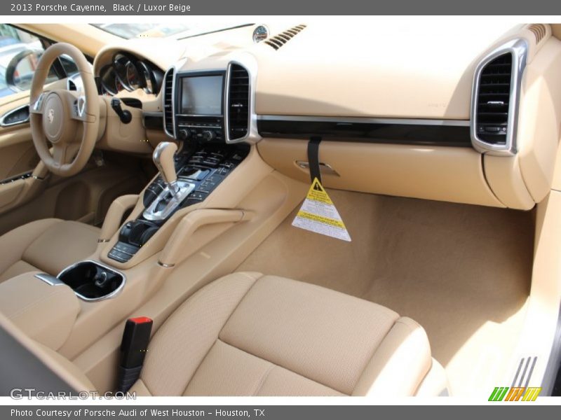 Black / Luxor Beige 2013 Porsche Cayenne