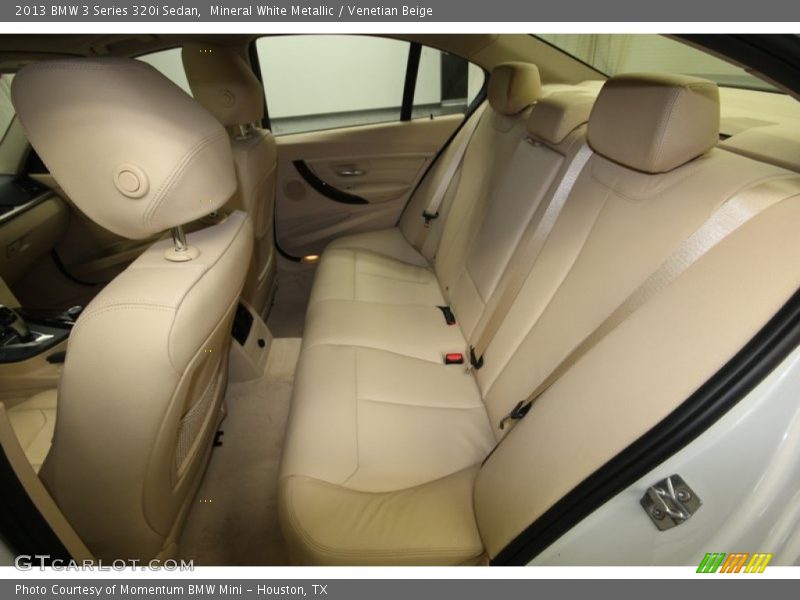 Mineral White Metallic / Venetian Beige 2013 BMW 3 Series 320i Sedan