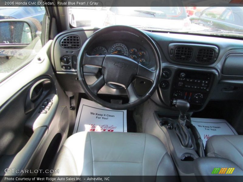 Royal Blue Pearl / Gray 2006 Honda Civic EX Sedan