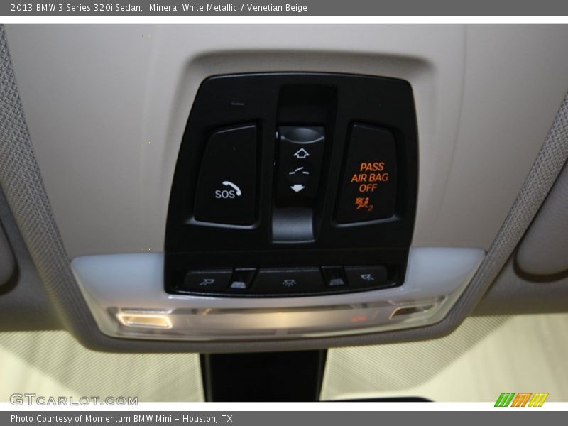 Mineral White Metallic / Venetian Beige 2013 BMW 3 Series 320i Sedan