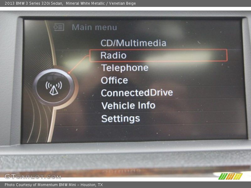 Mineral White Metallic / Venetian Beige 2013 BMW 3 Series 320i Sedan