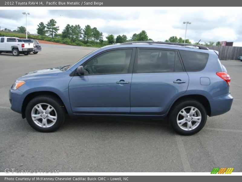 Pacific Blue Metallic / Sand Beige 2012 Toyota RAV4 I4