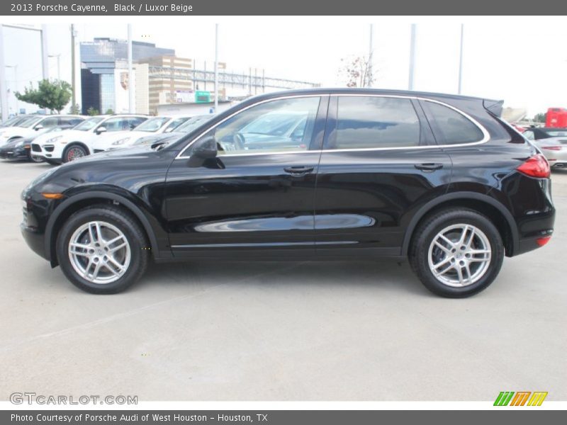 Black / Luxor Beige 2013 Porsche Cayenne