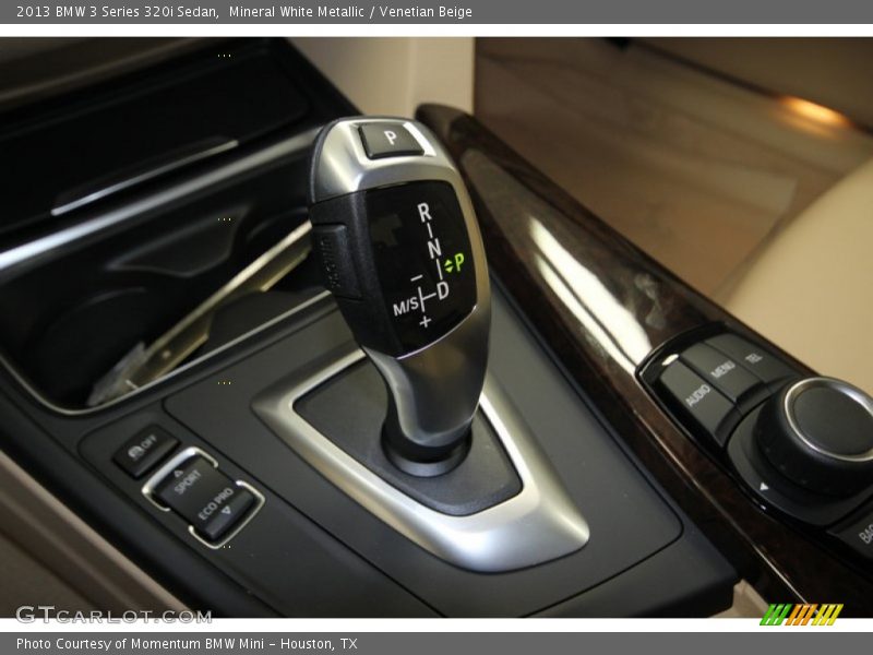 Mineral White Metallic / Venetian Beige 2013 BMW 3 Series 320i Sedan