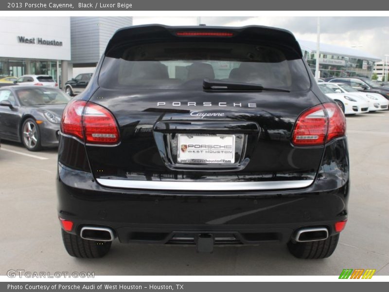 Black / Luxor Beige 2013 Porsche Cayenne