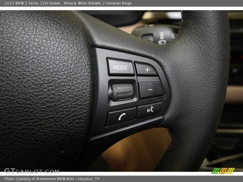 Mineral White Metallic / Venetian Beige 2013 BMW 3 Series 320i Sedan