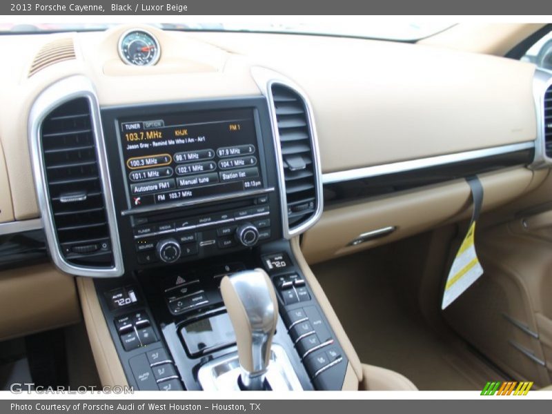 Black / Luxor Beige 2013 Porsche Cayenne