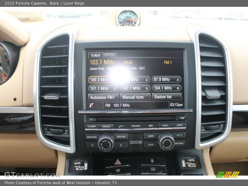 Black / Luxor Beige 2013 Porsche Cayenne