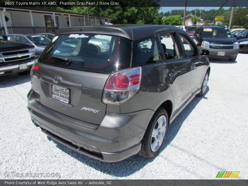 Phantom Gray Pearl / Stone Gray 2005 Toyota Matrix XR AWD