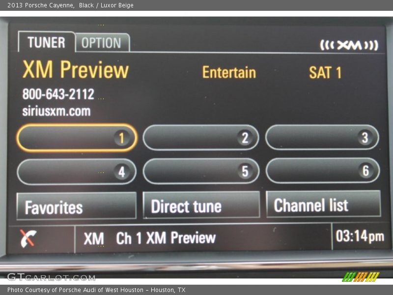 Black / Luxor Beige 2013 Porsche Cayenne