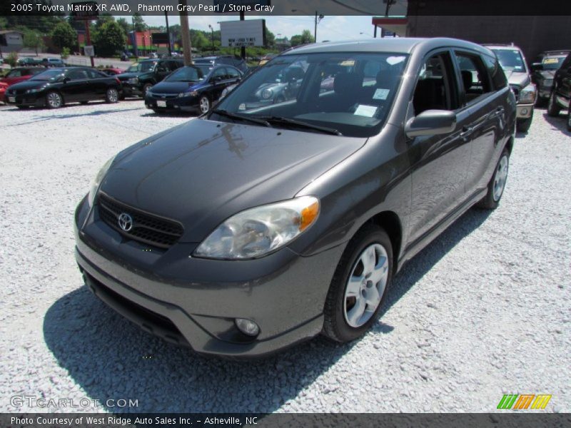 Phantom Gray Pearl / Stone Gray 2005 Toyota Matrix XR AWD