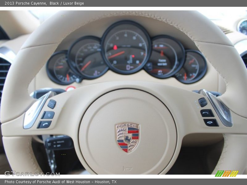 Black / Luxor Beige 2013 Porsche Cayenne