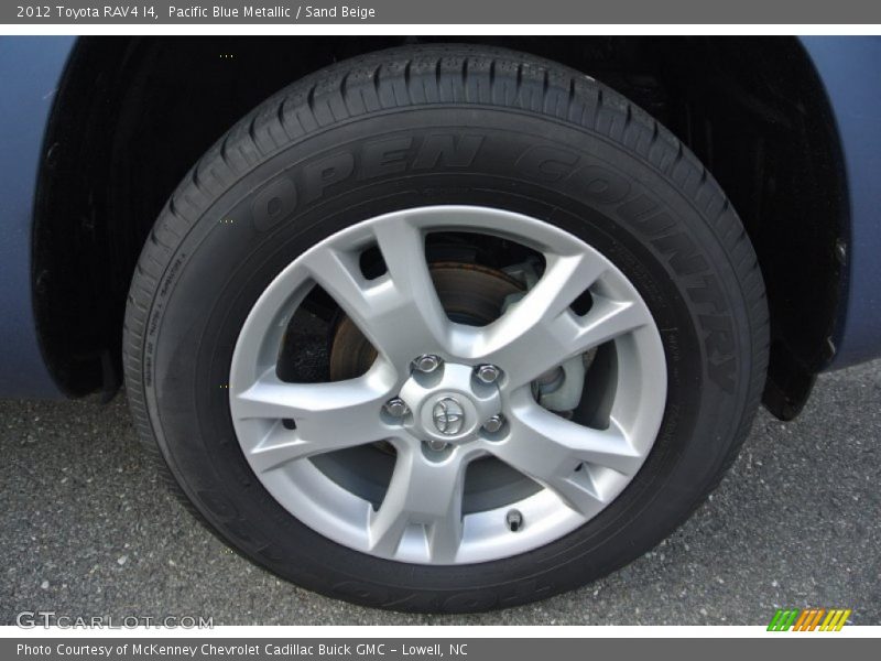 Pacific Blue Metallic / Sand Beige 2012 Toyota RAV4 I4