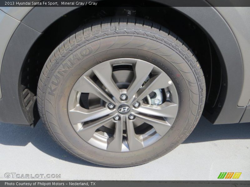 Mineral Gray / Gray 2013 Hyundai Santa Fe Sport