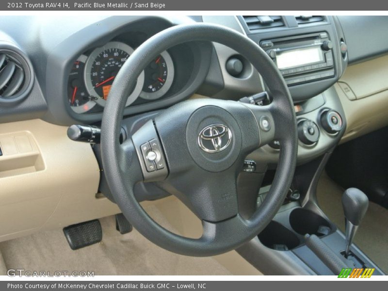 Pacific Blue Metallic / Sand Beige 2012 Toyota RAV4 I4