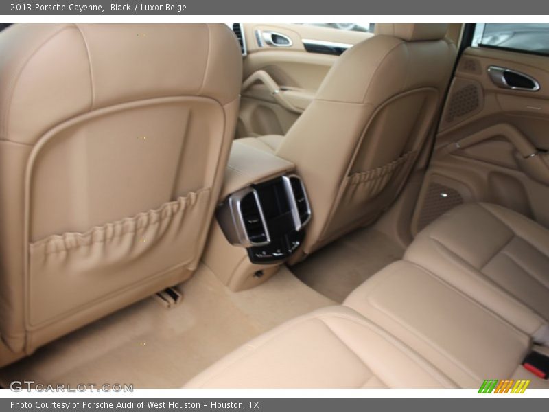 Black / Luxor Beige 2013 Porsche Cayenne