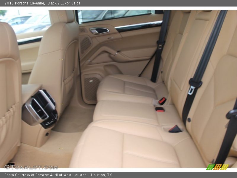 Black / Luxor Beige 2013 Porsche Cayenne