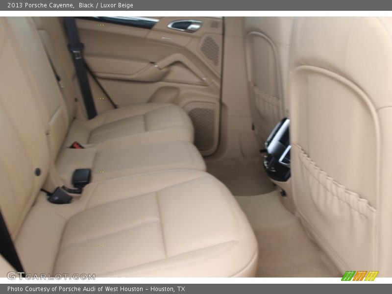Black / Luxor Beige 2013 Porsche Cayenne