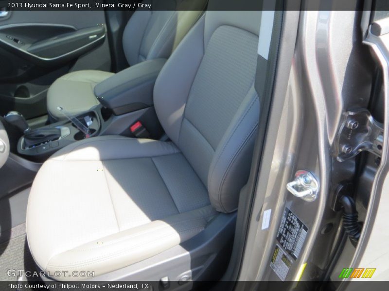 Mineral Gray / Gray 2013 Hyundai Santa Fe Sport