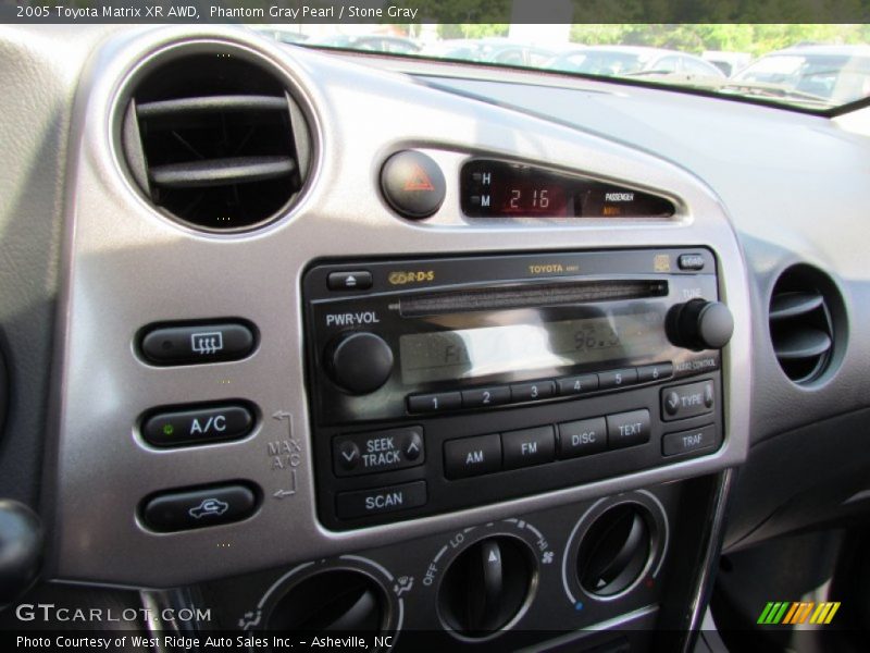 Phantom Gray Pearl / Stone Gray 2005 Toyota Matrix XR AWD